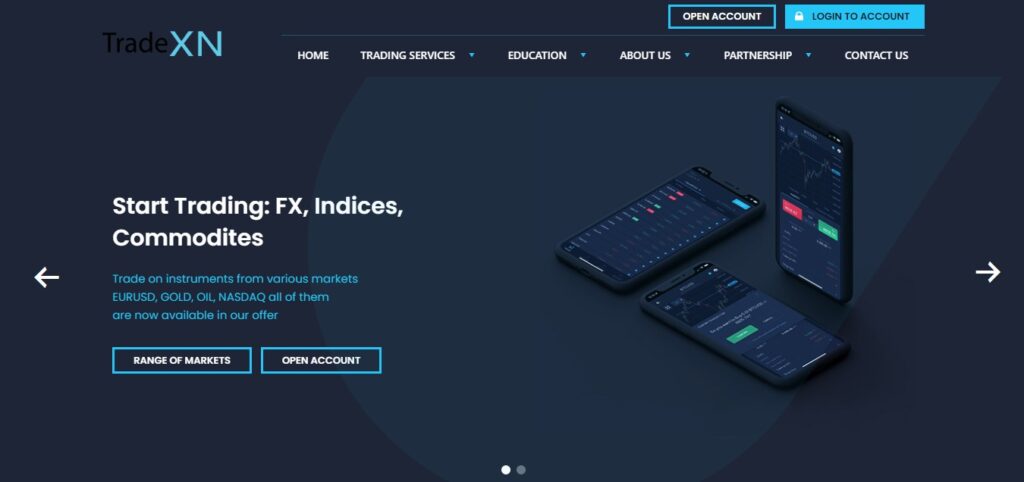 Trade XN website